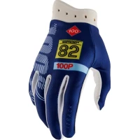 100 ПРОЦЕНТ НОВИНКА РУКАВИЦІ CROSS/ENDURO ITRACK NAVY КОЛІР NIEBIESKI/BIALY/ZOLTY РОЗМІР L