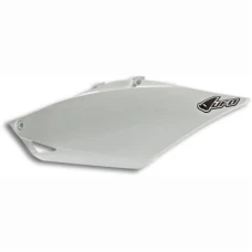 UFO КАРТИ ЗАД HONDA CRF 250R '14-'17, CRF 450R '13-'16 (1 ШТУКИ. ЛІВИЙ) ПІД ОДИНАРНИЙ ГЛУШНИК КОЛІР БІЛИЙ
