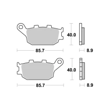 SBS BRAKEPADS КЕРАМІЧНІ