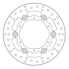 BREMBO 2026/06 ДИСК ТОРМОЗНИЙ ЗАД PLYWAJACA KTM LC8 950 СУПЕР ENDURO R '06-'08, LC8 990 ADVENTURE R / S '06-'12 (240X110X5MM) (6X6,6MM)
