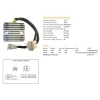 DZE РЕГУЛЯТОР НАПРУГИ HONDA CBR600RR '04-'06 (SH678-FA) (31600-MEE-872) - зображення 1