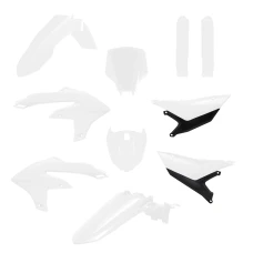 POLISPORT КОМПЛЕКТ ПЛАСТІКОВ (ПОВНИЙ KIT) YAMAHA YZ 450F '26 W КОМПЛЕКТІ TABLICA ПЕРІД (8681600002) I КРИШКИ АМОРТИЗАТОРІВ (8352300002) КОЛІР БІЛИЙ