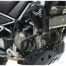 CROSSPRO GMOLE АЛЮМІНІЄВІ КРИШКИ ДВИГУНА I РАДІАТОРІВ APRILIA TUAREG 660 '23- КОЛІР ЧОРНИЙ МАТОВА (ПІДХОДИТЬ DO ORYGINALNEJ ВІНІЛ)