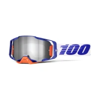 МОТООКУЛЯРИ 100 ПРОЦЕНТ 100% ARMEGA LAVINGAAD MIRROR SILVER FLASH