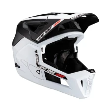 LEATT (НОВИНКА 2024) ШОЛОМ ВЕЛОСИПЕДИ MTB ENDURO 4.0 (WYPINANA SZCZEKA) V24 HELMET WHITE КОЛІР BIALY/CZARNY РОЗМІР S (51-55 CM)