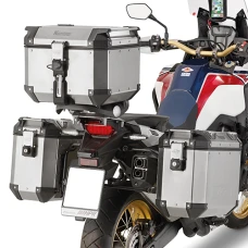KAPPA СТЕЛАЖ KUFROW БОКОВИХ SZYBKIEGO ВСТАНОВЛЕННЯ MONOKEY HONDA CRF 1000L AFRICA TWIN (16-17) - ROWNIEZ ПІД KUFRY MONOKEY RETRO-FIT K-VENTURE АЛЮМІНІЙ І K'MISSION АЛЮМІНІЙ