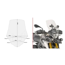 GIVI ЛОБОВОГО СТІКЛА 47X37CM G310GS 17-