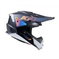 KENNY RACING ШОЛОМ CROSS/ENDURO МОДЕЛЬ TRACK GRAPHIC ZOOM BLACK КОЛІР CZARNY/SZARY/BIALY/KAMELEON РОЗМІР M ( 57 - 58 CM )