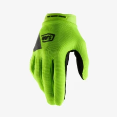 100 ПРОЦЕНТ РУКАВИЦІ CROSS/ENDURO RIDECAMP GLOVES FLUO ЖОВТИЙ КОЛІР ЖОВТИЙ FLUO/CZARNY РОЗМІР 2XL