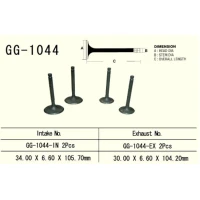 VESRAH КЛАПАН ВПУСКНИЙ HONDA XL 600R '85-'87 (34,0X6,60X105,7 MM) (OEM: 14711-MG2-790) (1 ШТ.) (MADE IN JAPAN)