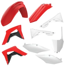POLISPORT КОМПЛЕКТ ПЛАСТІКОВ HONDA CRF 250RX '19-'21; CRF 459RX '17-'21 W КОМПЛЕКТІ TABLICA ПЕРІД (8667200002) КОЛІР ЧЕРВОНИЙ БІЛИЙ