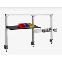 BIKETEC SOLIDNA ПАНЕЛЬ Z АЛЮМІНІЙ NA STOL МАЙСТЕРНЯ Z RAMIENIEM NA МОНІТОР