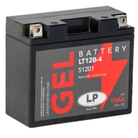 АКУМУЛЯТОР МОТОЦИКЛЕТНИЙ ГЕЛЕВИЙ LANDPORT GT12B-4