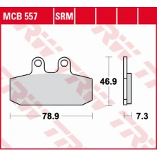 TRW LUCAS ZF КОЛОДКИ ДИСКОВІ ТОРМОЗНІ KH256 SINTER APRILIA ATLANTIC 500 '02-'05, SCARABEO 500 '02-'12, LEONARDO 250 '99-'04, SCARABEO 150 '99-'04, SPORTCITY 300 '08-'13, HONDA CITY FLY 125 '98-'00 ПЕРІД