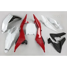 UFO КОМПЛЕКТ ПЛАСТІКОВ HUSQVARNA TC 499 4T '11-'13 КОЛІР OEM (BIALY/CZERWONY/CZARNY) (HU612E999)