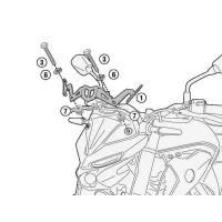 KAPPA КРІПЛЕННЯ СКЛА 4128SK YAMAHA MT-03 321 (20)
