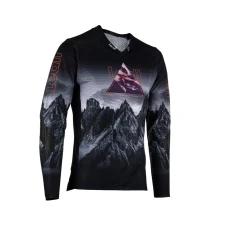 LEATT (НОВИНКА 2023) СОРОЧКА ROWEROWA MTB GRAVITY 4.0 JERSEY ALPINE КОЛІР ЧОРНИЙ РОЗМІР S