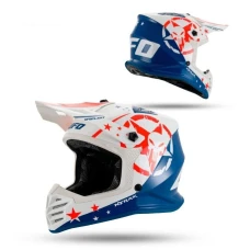 UFO 2026/01 ШОЛОМ KOREY CROSS DZIECIECY / JUNIOR / KID КОЛІР NIEBIESKI/BIALY РОЗМІР M (ECE 22R06) - KOLEKCJA 2026