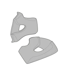 SIMPSON VENOM CHEEK КОЛОДКИ 3XL