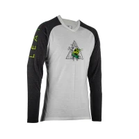 LEATT (НОВИНКА 2023) СОРОЧКА ROWEROWA MTB GRAVITY 2.0 JERSEY ZOMBIE КОЛІР BIALY/CZARNY РОЗМІР S