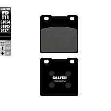 GALFER КОЛОДКИ ДИСКОВІ ТОРМОЗНІ KH63 / KH161 POLMETALICZNE ЗАД KAWASAKI ZXR, ZRX, ZX 125R, ZZR1100/1200, SUZUKI GS/GSF/GSX/GSXR/RF/TL