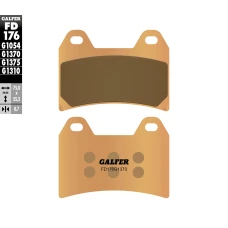 GALFER КОЛОДКИ ДИСКОВІ ТОРМОЗНІ KH244 SPIEK METALICZNY (КОЛІР ЗОЛОТИЙ) STREET (BREMBO)