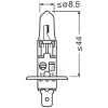 OSRAM ЛАМПОЧКА H1 12V 55W, P14.5S - 1 ШТУКА - зображення 2