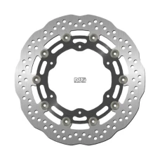 NG ДИСК ТОРМОЗНИЙ ПЕРІД YAMAHA YZF R6 99-02, YZF R1 98-03, FZS 1000 01-05, FJR 01, XJR 1300 03-17, XVZ 1300, XV 1600/1700/1900 (298X132X5MM) (6X8,5MM) WAVE PLYWAJACA (МАТЕРІАЛ АЛЮМІНІЙ)