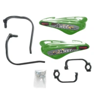 ACCEL КРИШКИ RAK (РУЧКА) Z КРІПЛЕННЯМ АЛЮМІНІЙ STRONG (22+28MM) КРІПЛЕННЯ 2 ПУНКТИ (ALU-CZARNY, PLASTIK-ZIELONY)