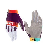 LEATT (НОВИНКА 2023) РУКАВИЦІ MOTO 2.5 X-FLOW GLOVE INDIGO КОЛІР FIOLETOWY/BIALY/POMARANCZOWY РОЗМІР L