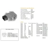DZE РЕГУЛЯТОР НАПРУГИ HONDA CBF250 04-07 (31600-KPF-961) - зображення 1