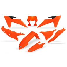 UFO ПЛАСТИК KIT 6-PARTS KTM EXC EXCF 2024-.. 125-500 NEON ПОМАРАНЧЕВИЙ КОЛІР