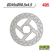 NG ДИСК ТОРМОЗНИЙ ЗАД YAMAHA YFM 350 WARRIOR '00-'03 (245X58,5X4,5)