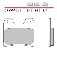 BREMBO 2026/06 КОЛОДКИ ДИСКОВІ ТОРМОЗНІ KH348 ROAD / ВИКЛЮЧЕНИЙ ROAD / SCOOTER КАРБОН CERAMIC (POLMETALICZNE MIESZANKA OEM)