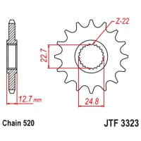 ПЕРЕДНЯ ЗІРКА JR CHT POLARIS 250/300/350/400/425 '89-99' (LANC. 520) ПІД ЗАМОВЛЕННЯ