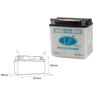 LANDPORT АКУМУЛЯТОР YB16B-A 12V 16AH (160X90X158) OBSLUGOWY - БЕЗ ELEKTROLITU (5)