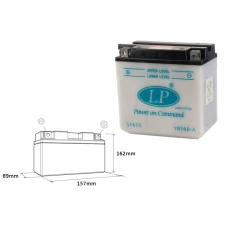 LANDPORT АКУМУЛЯТОР YB16B-A 12V 16AH (160X90X158) OBSLUGOWY - БЕЗ ELEKTROLITU (5)