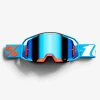 100 % JETT LAWRENCE LE КОМПЛЕКТ ОКУЛЯРИ ARMATIC CHERRY-TORCHED MIRROR LENS+BLUE-BLUE MIRROR LENS - зображення 3