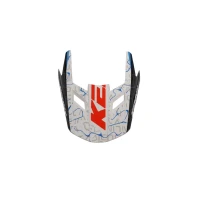 KENNY RACING ЗАПЧАСТИНИ ЗМІННІ КОЗИРКА DO МОТОШОЛОМ PERFORMANCE ERT GRAPHIC WAVE BLUE WHITE РОЗМІР  L-XXL