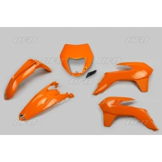UFO КОМПЛЕКТ ПЛАСТІКОВ KTM EXC/EXCF '14-'16 Z ЗАХИСТ ФАРИ КОЛІР КОЛІР ПОМАРАНЧ (KT524E127)