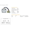 DZE РЕГУЛЯТОР НАПРУГИ HONDA GL1200 SEI 85-87 (ФОРСУНОК) (31600-MG9-951, 31600-ML8-305) (ESR570) - зображення 3