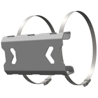 CROSSPRO ЗАХИСТ ГЛУШНИКА HUSQVARNA 701 ENDURO, GASGAS ES 700, KTM 690 ENDURO '19-'24  КОЛІР СРІБНИЙ