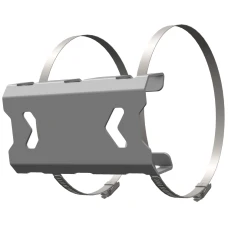 CROSSPRO ЗАХИСТ ГЛУШНИКА HUSQVARNA 701 ENDURO, GASGAS ES 700, KTM 690 ENDURO '19-'24  КОЛІР СРІБНИЙ