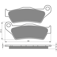 GOLDFREN ТОРМОЗНИЙ КОЛОДКИ 031 КЕРАМІЧНІ КАРБОНОВОГО S3