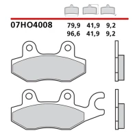 BREMBO 2026/03 КОЛОДКИ ДИСКОВІ ТОРМОЗНІ KH197 GENUINE КАРБОН CERAMIC (POLMETALICZNE MIESZANKA OEM) ПЕРІД/ЗАД