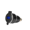 BIKETEC МОТОЦИКЛ ДВІЙНЕ РОЗ'ЄМ USB QC 3.0 - 36 W DIN QШВИДКА ЗАРЯДКА З ВОЛЬТМЕТРОМ BMW \/ TRIUMPH - зображення 2