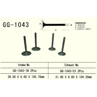 VESRAH КЛАПАН ВИПУСКНИЙ HONDA XL 600R/XR 650L/XR 600R, NX 650 '90-00' (2 NA ТРАНСПОРТ) (OEM: 14721-MAN-620,14721-MG3-000) (1 ШТ.) (MADE IN JAPAN)