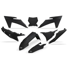UFO КОМПЛЕКТ ПЛАСТІКОВ KTM SX/SXF(SX-F) 125/250/300/350/450F 2023 КОЛІР ЧОРНИЙ
