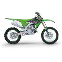 BLACKBIRD КОМПЛЕКТ НАЛІПОК (OKLEIN) KAWASAKI KX 250F '25; KX 450F '24-'25 DREAM 5 КОЛІР ЗЕЛЕНИЙ ЧОРНИЙ