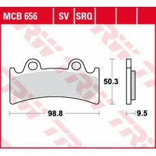 TRW LUCAS ZF КОЛОДКИ ДИСКОВІ ТОРМОЗНІ KH190 SINTER STREET TRIUMPH DAYTONA 900 СУПЕР 3 '94-'96, YAMAHA YZF 750R/SP '93-'98, FZR 1000 GENESIS '95-'95, ПЕРІД